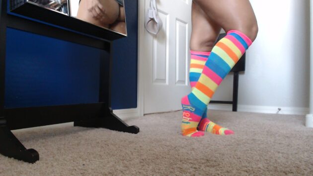 Belle's Multi Color Knee Highs - Image 3