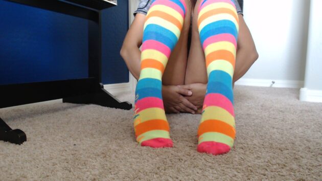 Belle's Multi Color Knee Highs