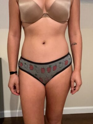 Jasmine’s Grey & Apples Panties