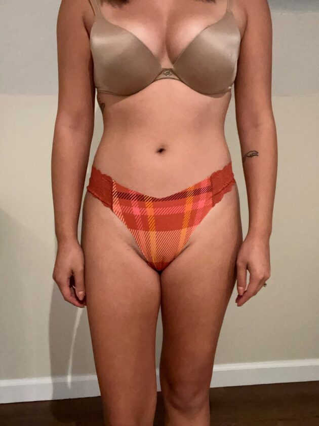 Jasmine's Burnt Orange Patterned Thong