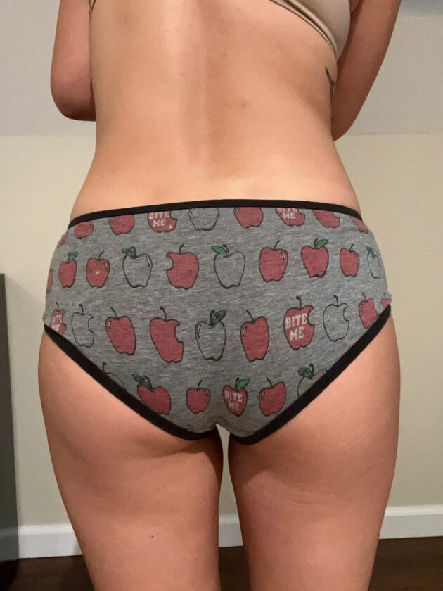 Jasmine's Grey & Apples Panties - Image 2