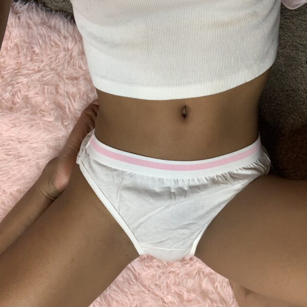 Riley's White Panty w/Pink Stripe - Image 2