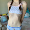 Ava's [SET] Blue Princesses Panties & Polka Dot Bra