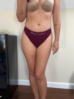 Jasmine’s Maroon VS Thong