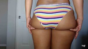 Belle’s Multi Stripe Pink Panty