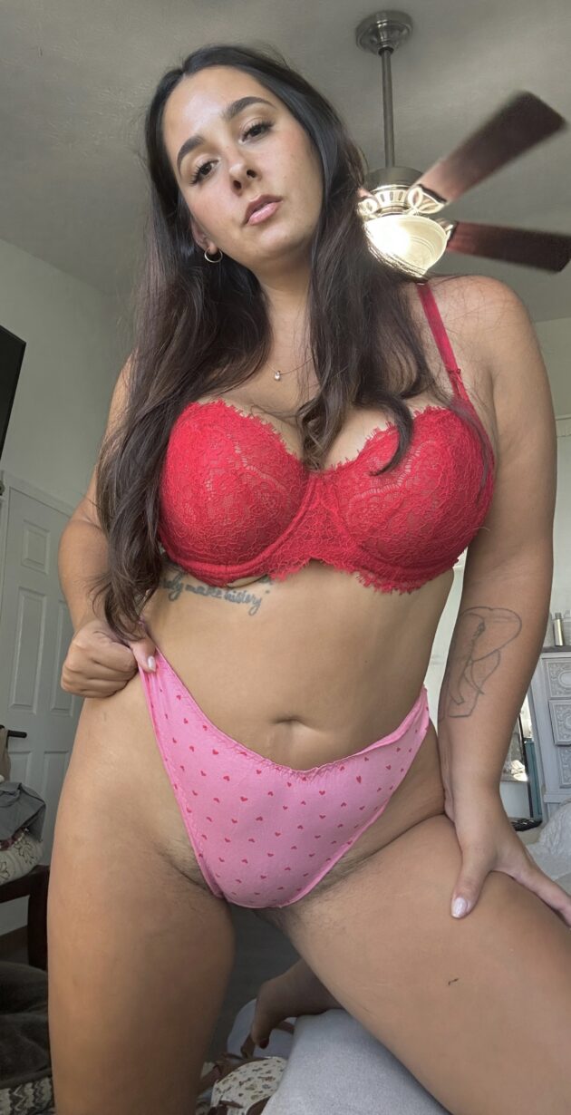 Dahlia's Pink Hearts Thong