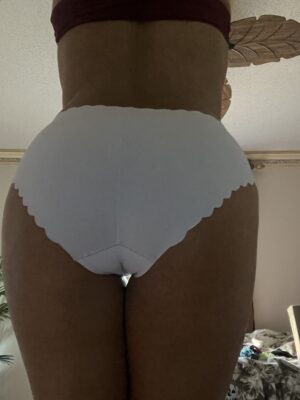 Chloe’s White Scalloped Panty