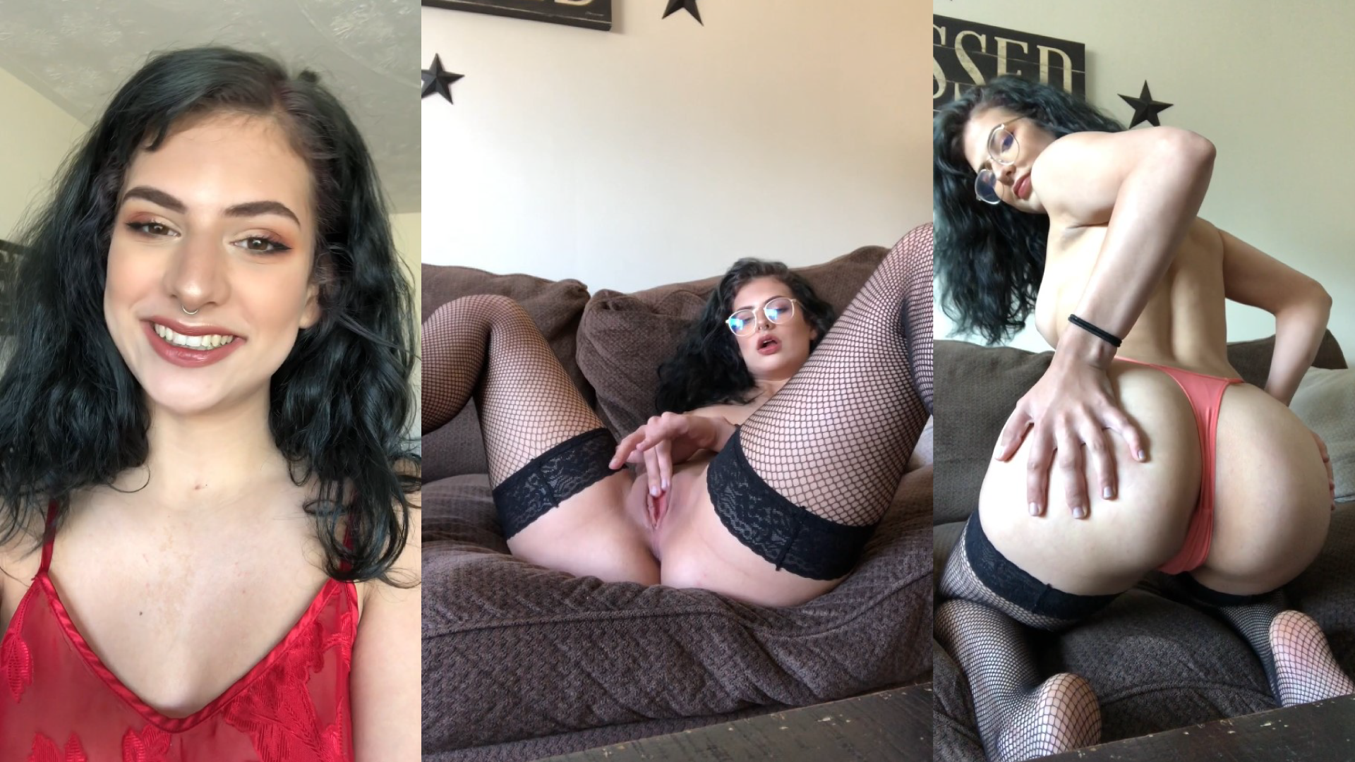 Lexi Hale - Raven Haired Beauty Has One Long Intense Orgasm But Needs To Cum Again So She Keeps Going