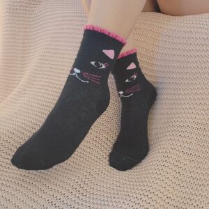 Zira’s Tall Black Cat Socks