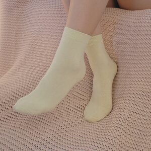 Zira’s Tall Pastel Yellow Socks