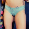 Raige's Turquoise Sheer Bikini