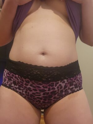 Tara’s Purple Cheetah Panty