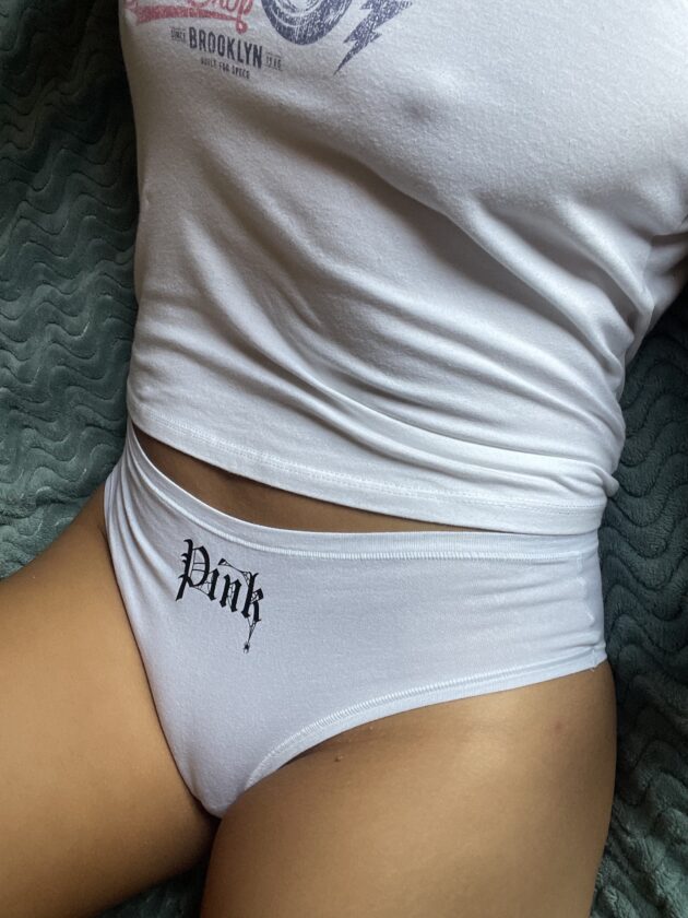 Chloe's White PINK Spider Panty