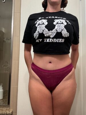 Candy’s Maroon Lace Thong