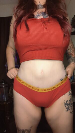 Jolene’s Red Hogwarts Panty