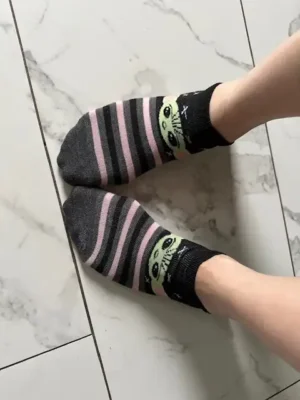 Selena’s Baby Yoda Socks