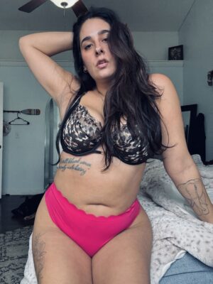 Dahlia’s Hot Pink Heart Cut Out Thong