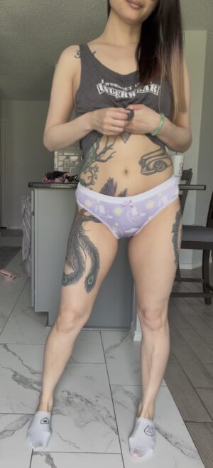 Selena’s Lavender Moons and Clouds Panty