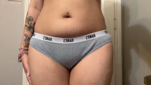 Sienna’s Grey HANES Panty