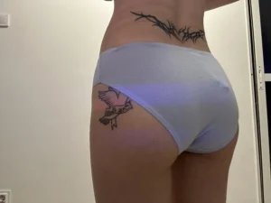 Azalea’s Worn Light Blue Panty