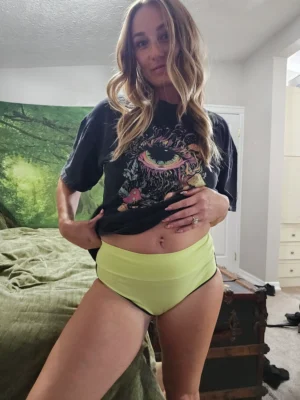 Carey’s Worn Neon Yellow Fullback Panty