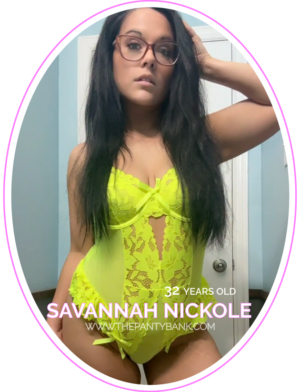 Savannah Nickole Used Panties